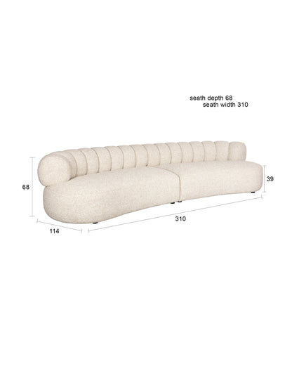 4,5 vietų sofa DUVANE