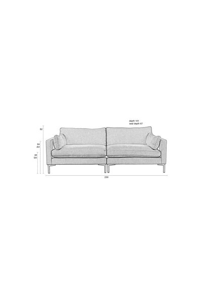 Trivietė sofa SUMMER