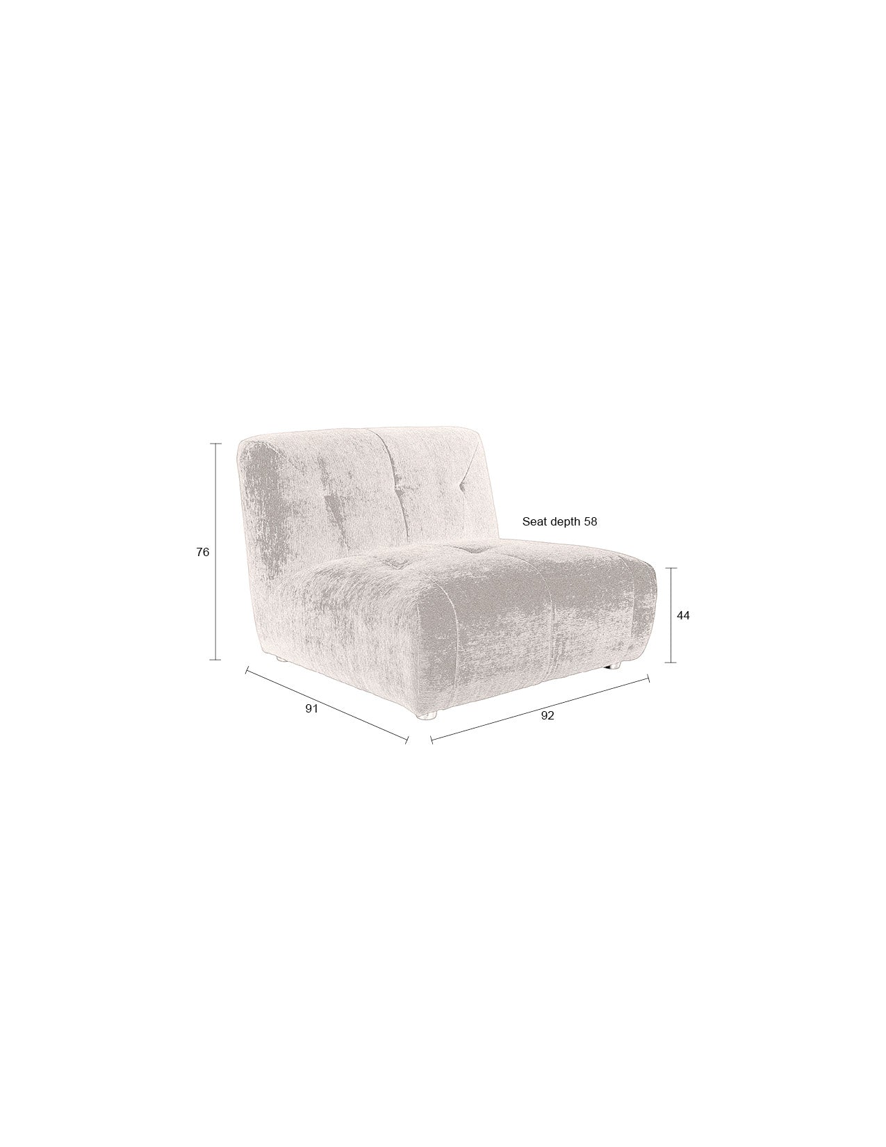 Vienvietė sofa GIADA